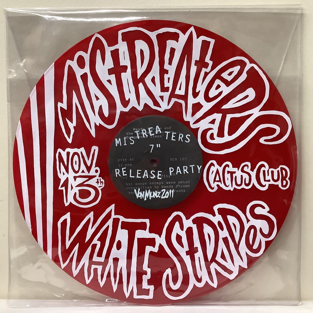 White Stripes/Mistreaters - Cactus Club 2011 Vinyl Poster by Von Munz