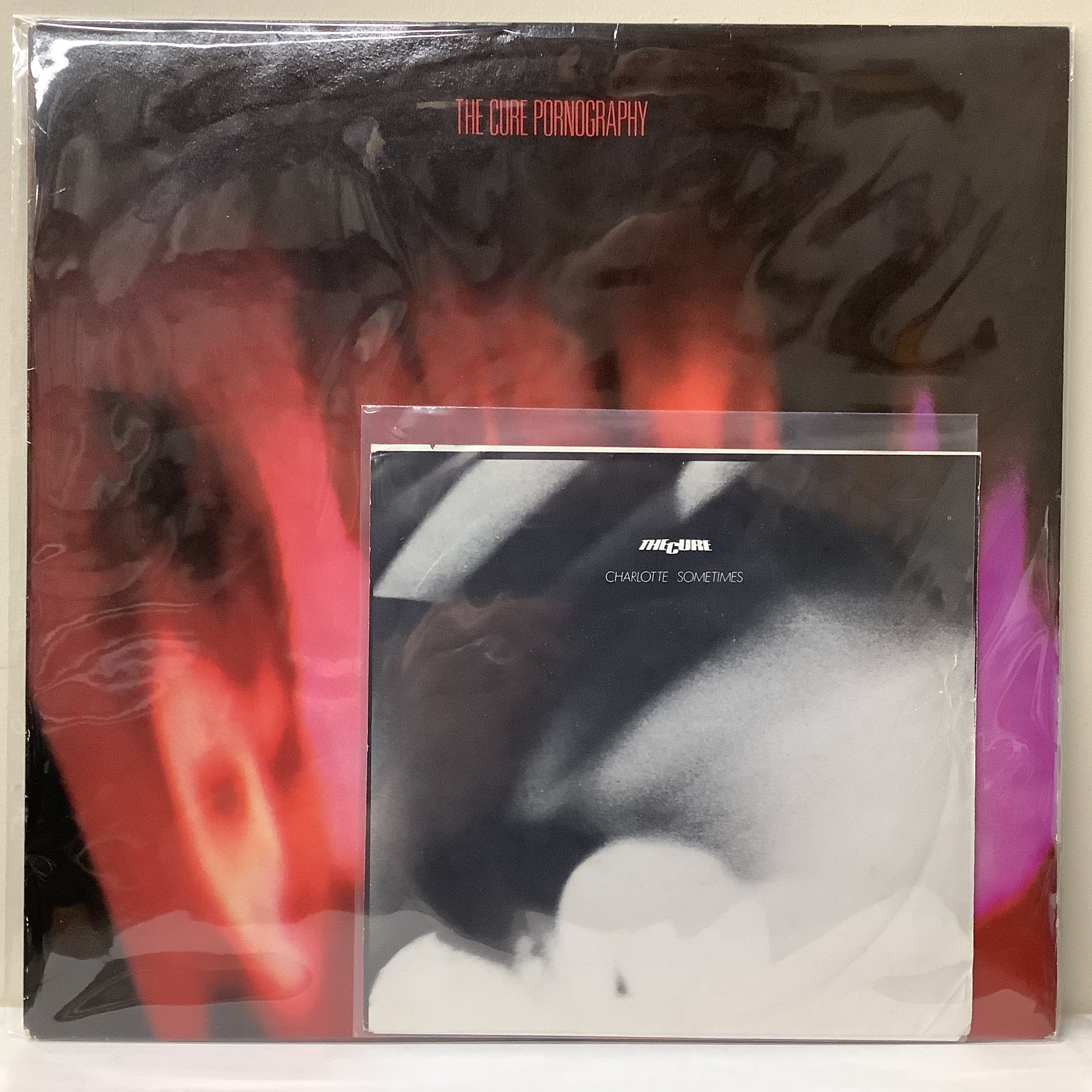 The Cure - Pornography - Australian LP & 45 set