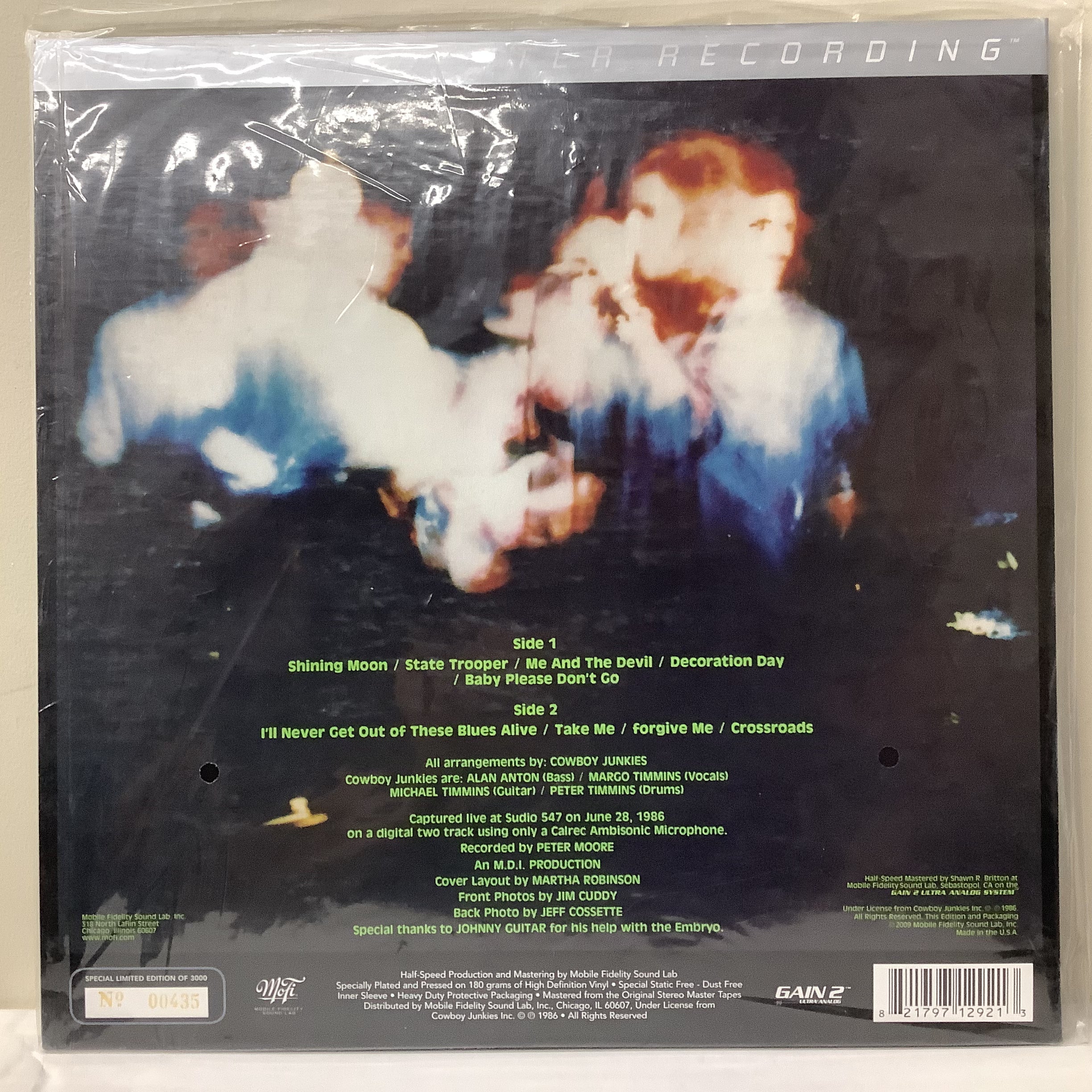 Cowboy Junkies - Whites Off Earth Now!! - MFSL LP