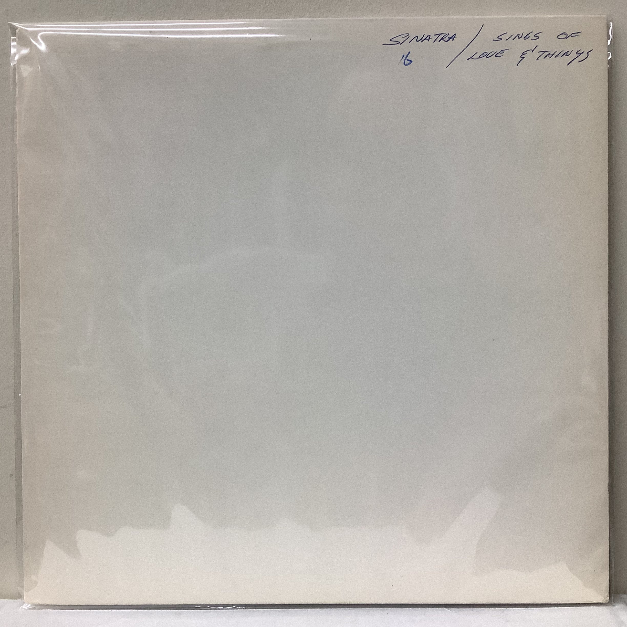 Frank Sinatra - Sings of Love and Things - MFSL Sample LP