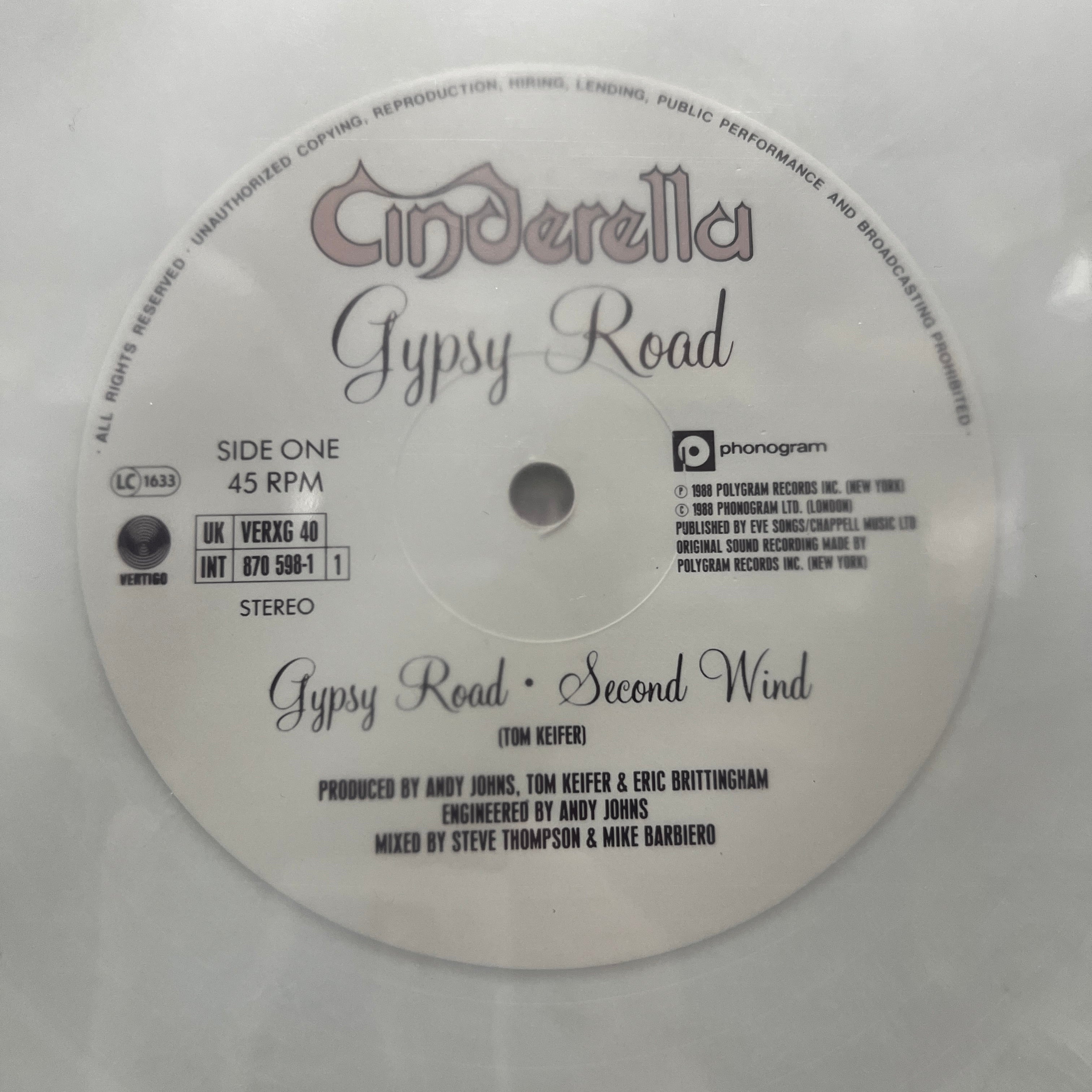 Cinderella - Gypsy Road - Autographed LP