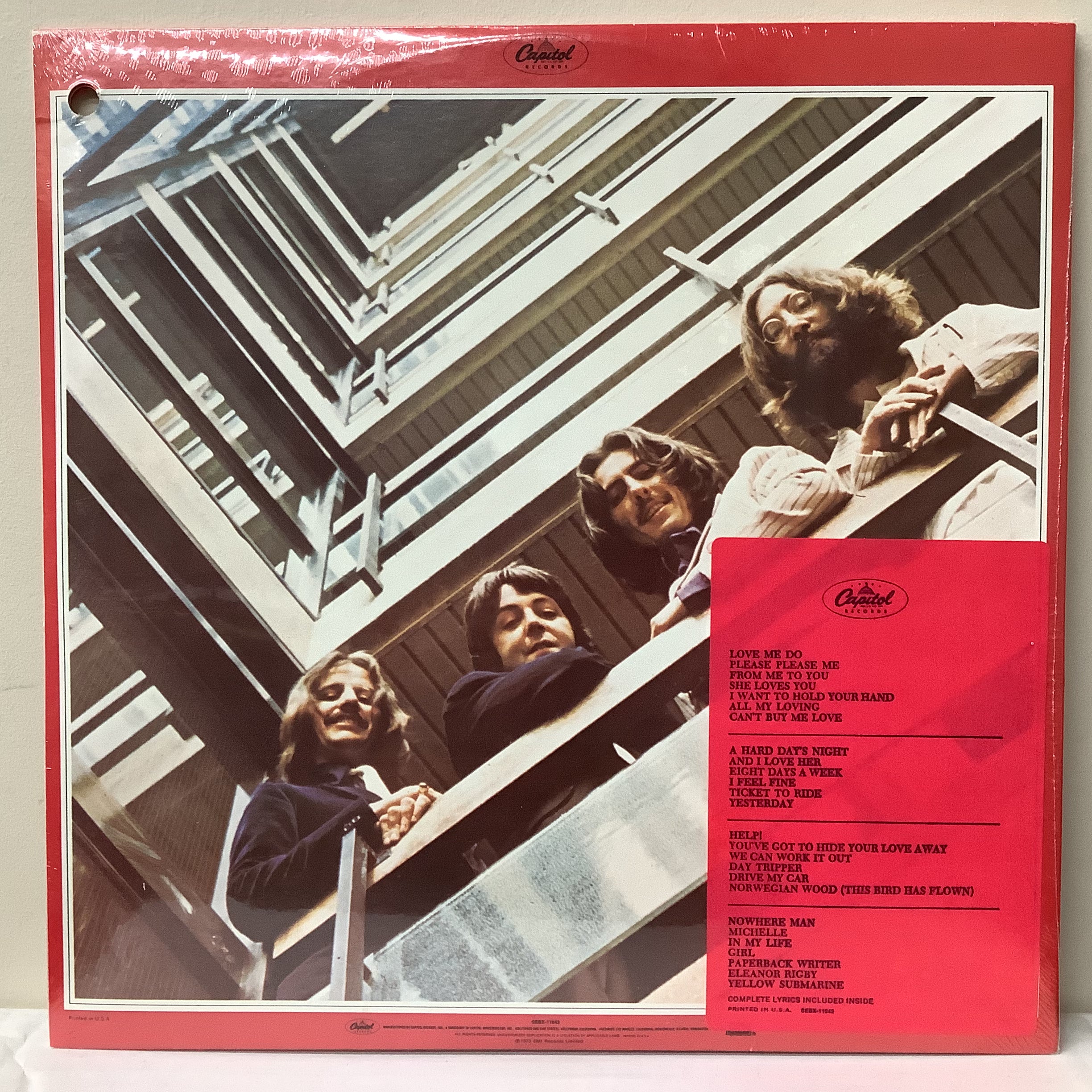 The Beatles - 1962-1966 - Capitol Red Vinyl Promo 2x LP