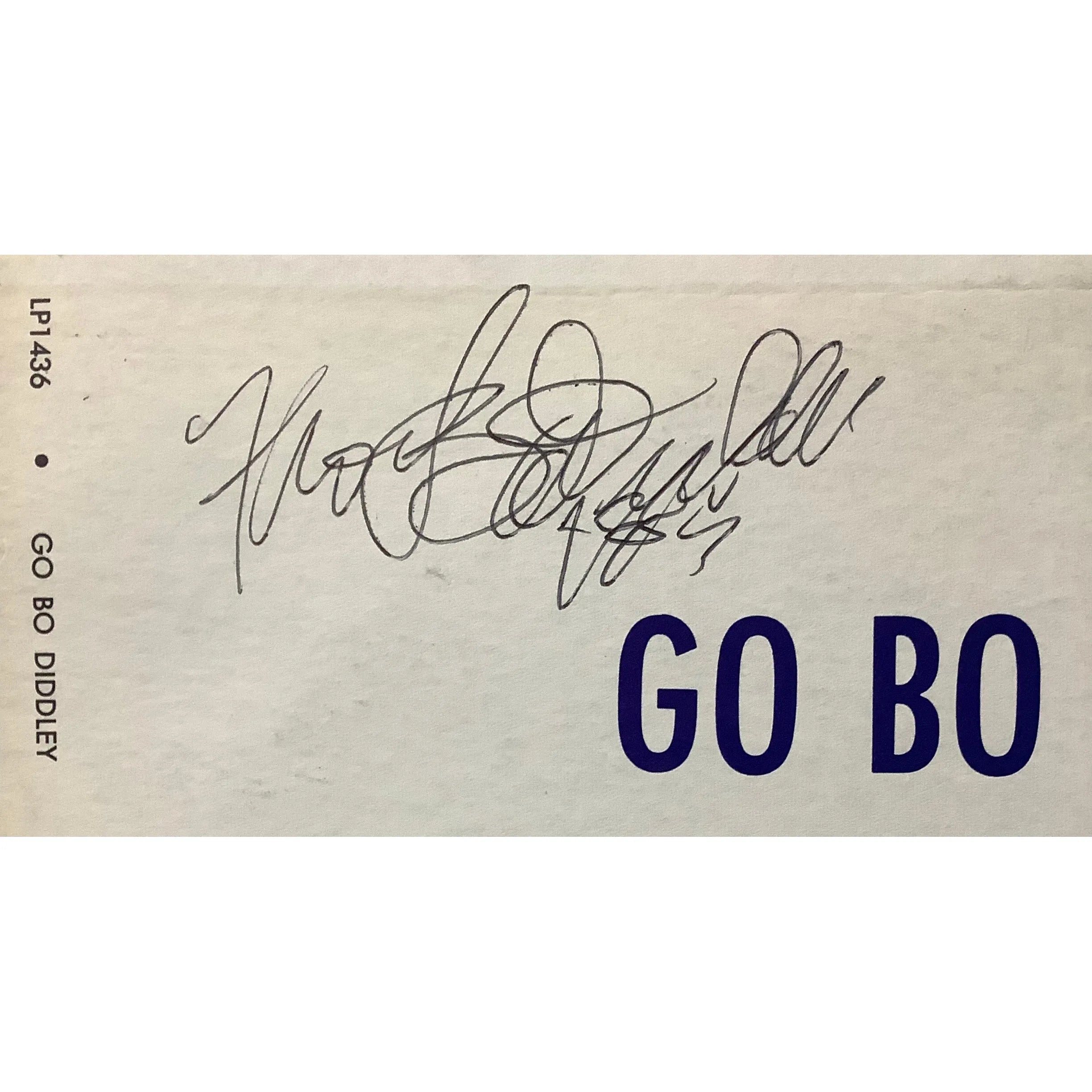 Bo Diddley - Go Bo Diddley - Autographed LP