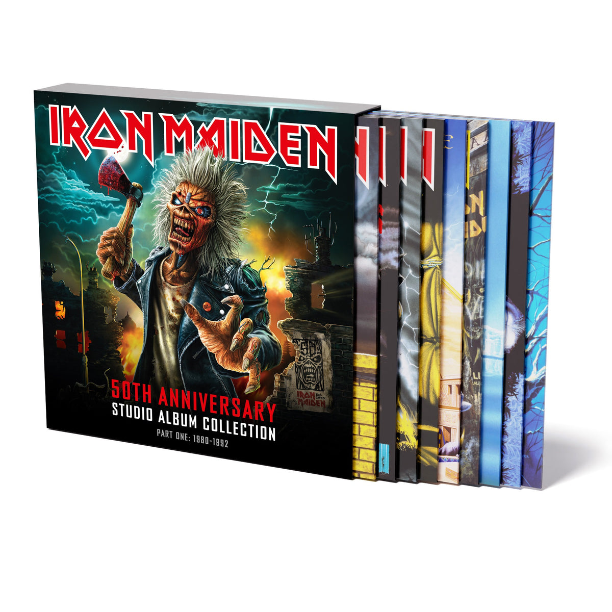 [Pre Order] Iron Maiden - 50th Anniversary Studio Album Collection, Part One: 1980-1992 - LP Box Set *