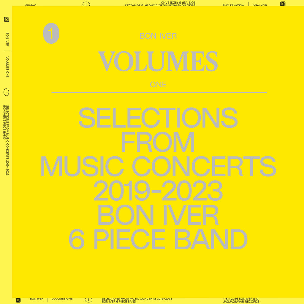 Bon Iver - Volumes One: Selections From Music Concerts 2019-2023 Bon Iver 6 Piece Band - LP