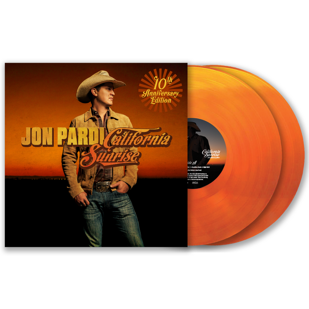 Jon Pardi - California Sunrise 10th Anniversary - Sunrise 2LP packshot