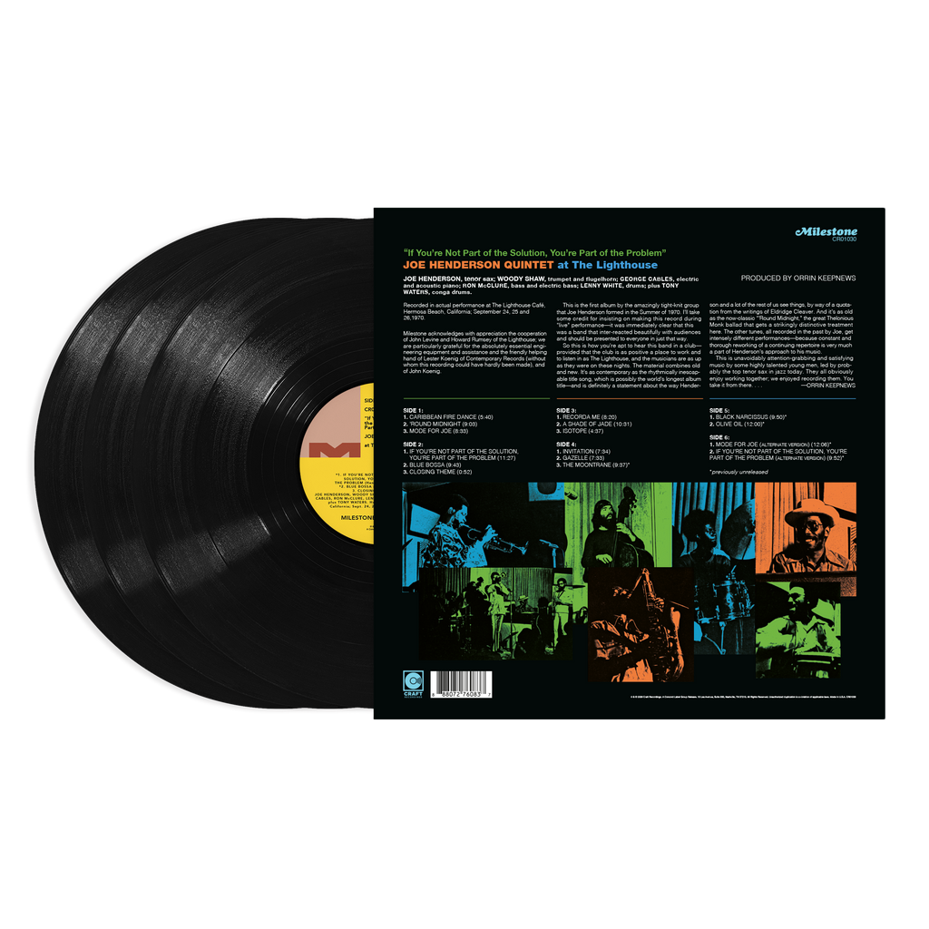 [Pre Order] Joe Henderson Quintet - At the Lighthouse: If You're Not Part of the Solution, You're Part of the Problem (Deluxe Edition) - LP *