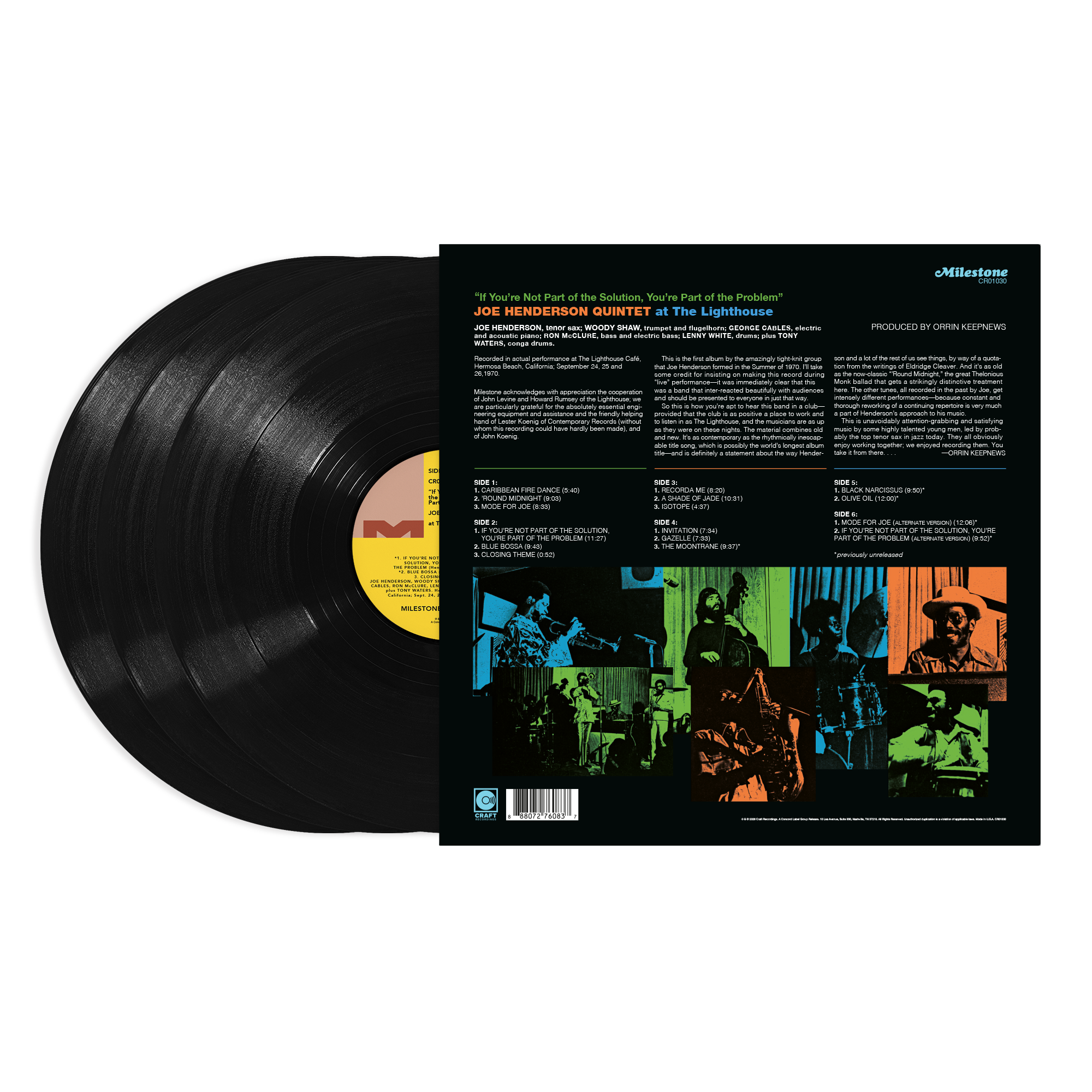 [Pre Order] Joe Henderson Quintet - At the Lighthouse: If You're Not Part of the Solution, You're Part of the Problem (Deluxe Edition) - LP *