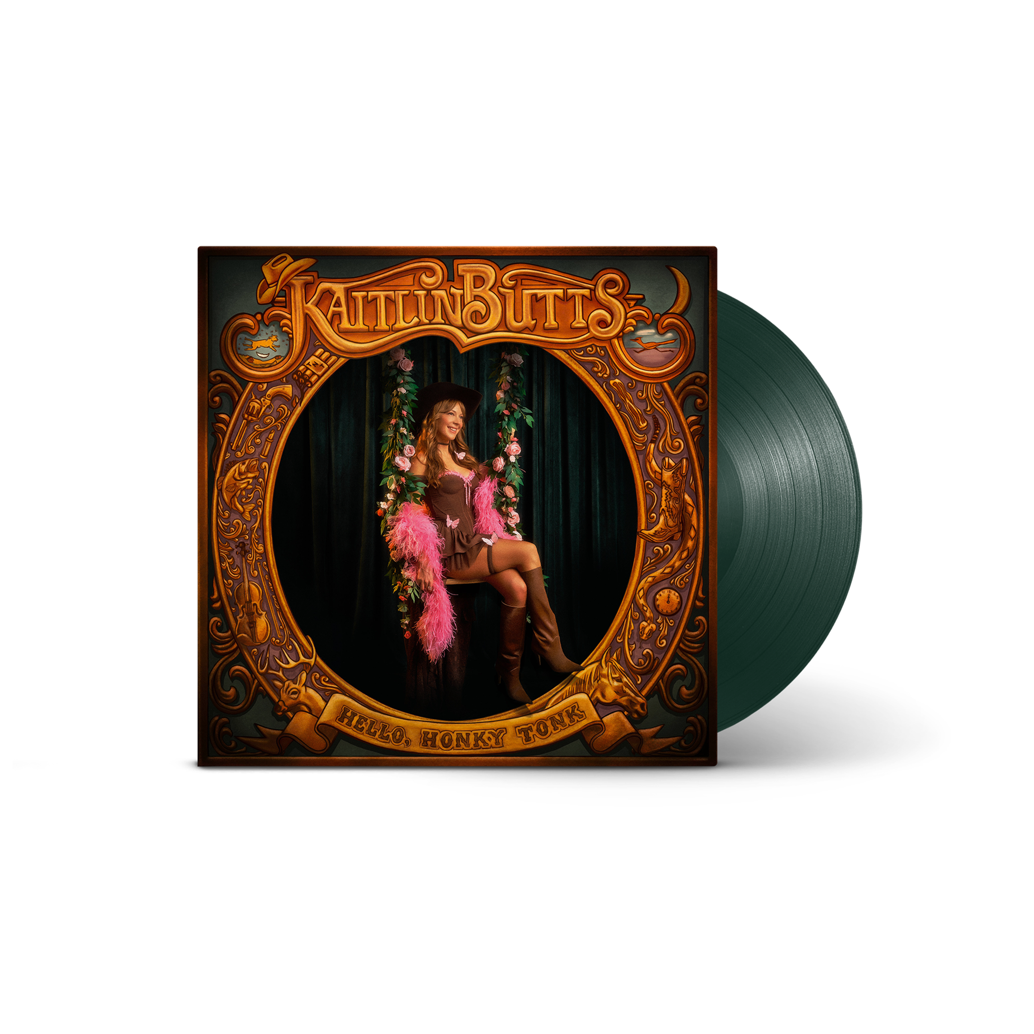 [Pre Order] Kaitlin Butts - Hello, Honky Tonk - Curtain Call Green LP *
