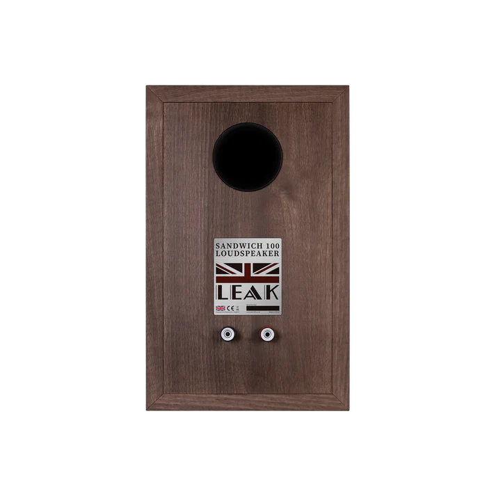 LEAK - Sandwich 100 Bookshelf Loudspeakers Walnut (Pair)