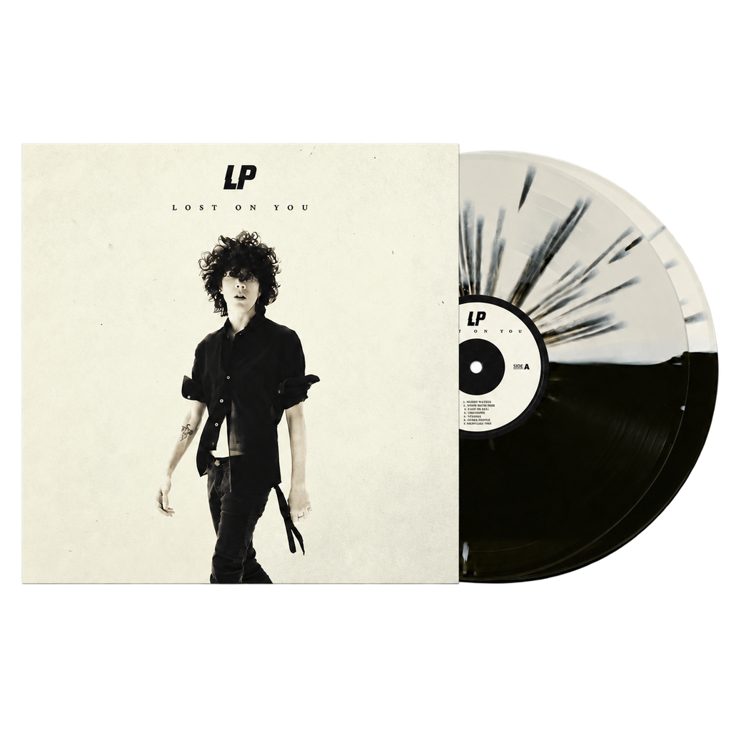 LP - Lost on You (10th Anniversary Deluxe Edition) - Black and White Splatter LP packshot