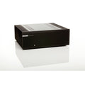Musical Fidelity M8s-700m monobloc power amplifier, black, front angle