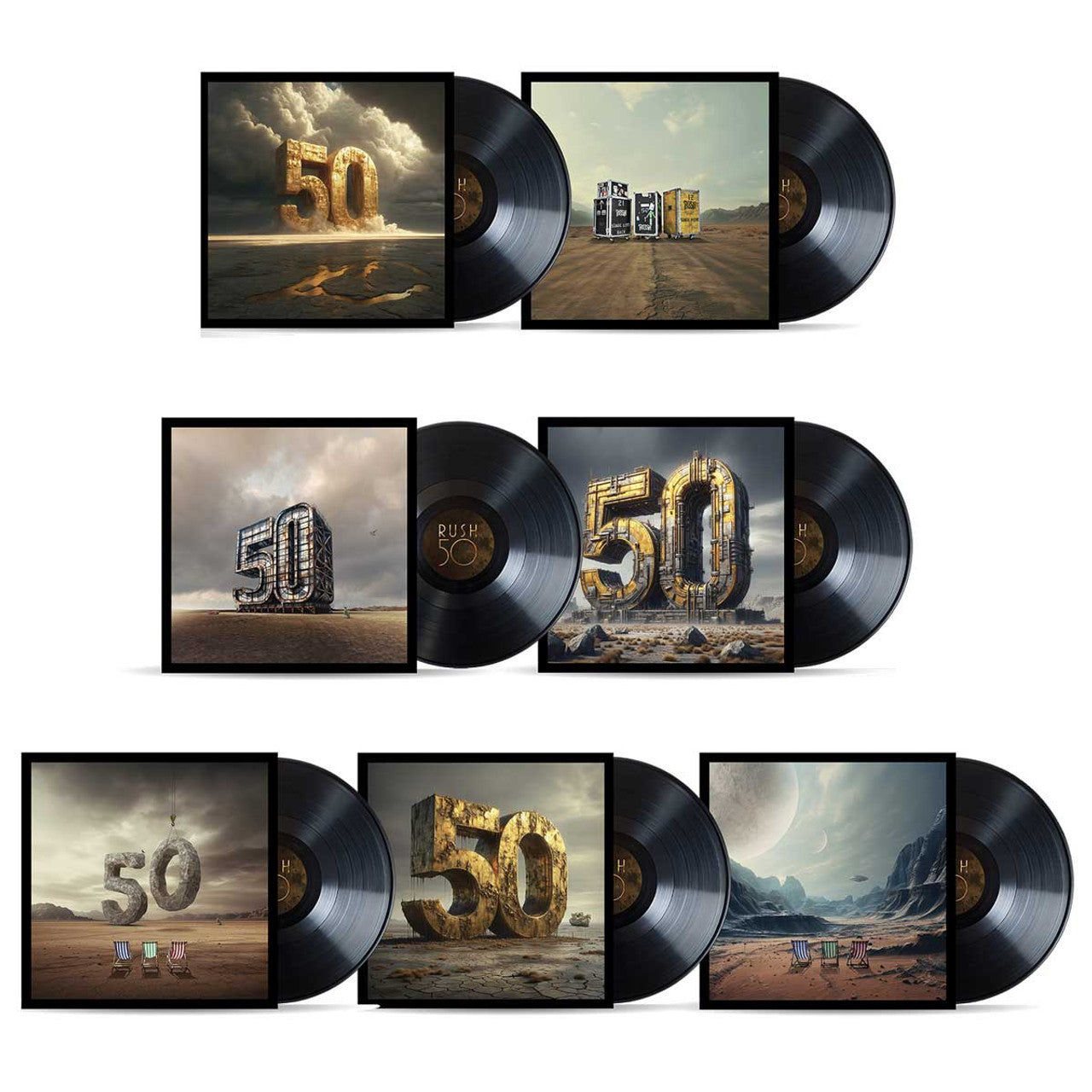 Rush - Rush 50 (Deluxe) - 7x LP & Book Box Set