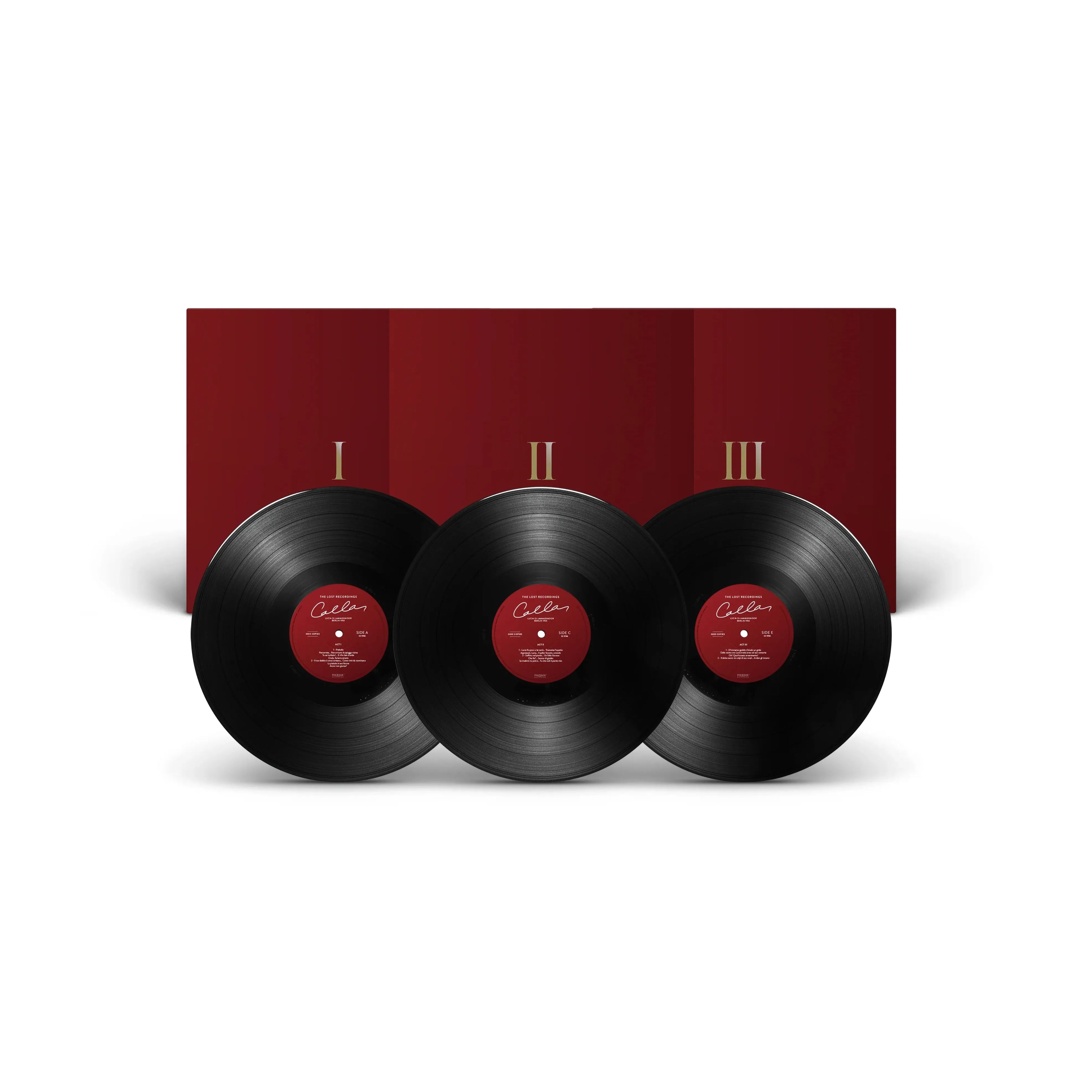 Maria Callas, von Karajan - Donizetti: Lucia Di Lammermoor - Berlin 1955 - The Lost Recordings Box Set LP