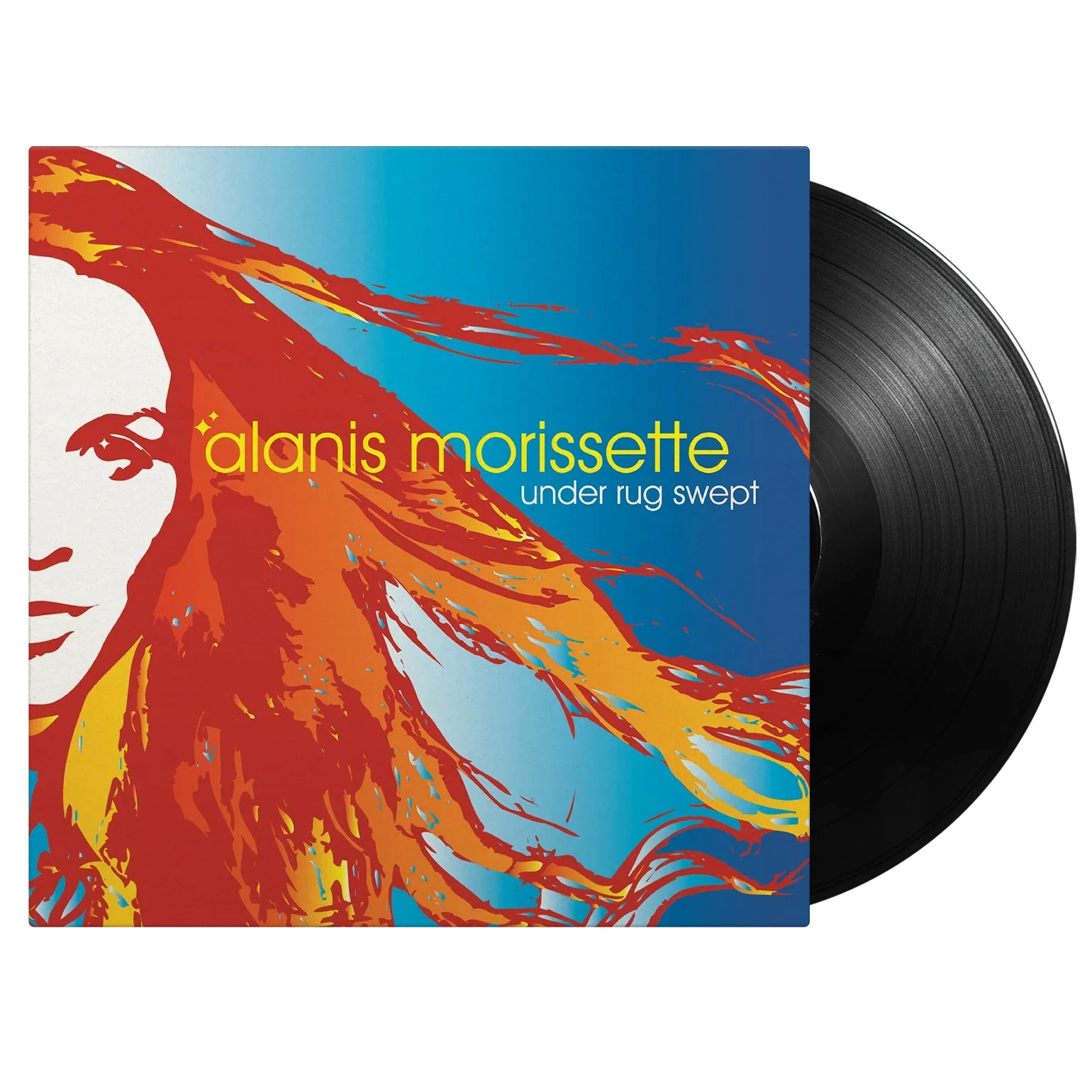 Alanis Morissette - Under Rug Swept jacket with vinyl