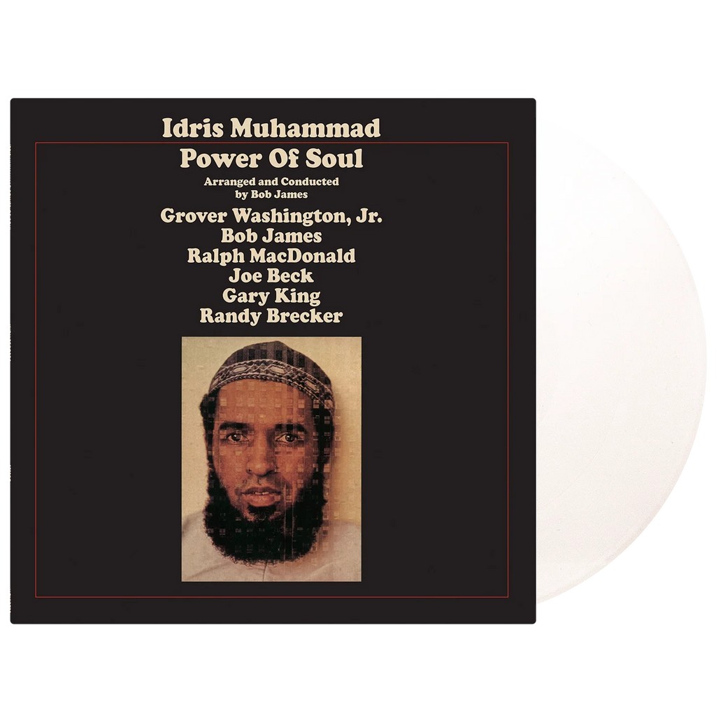 Idris Muhammad - Power of Soul jacket with white vinyl