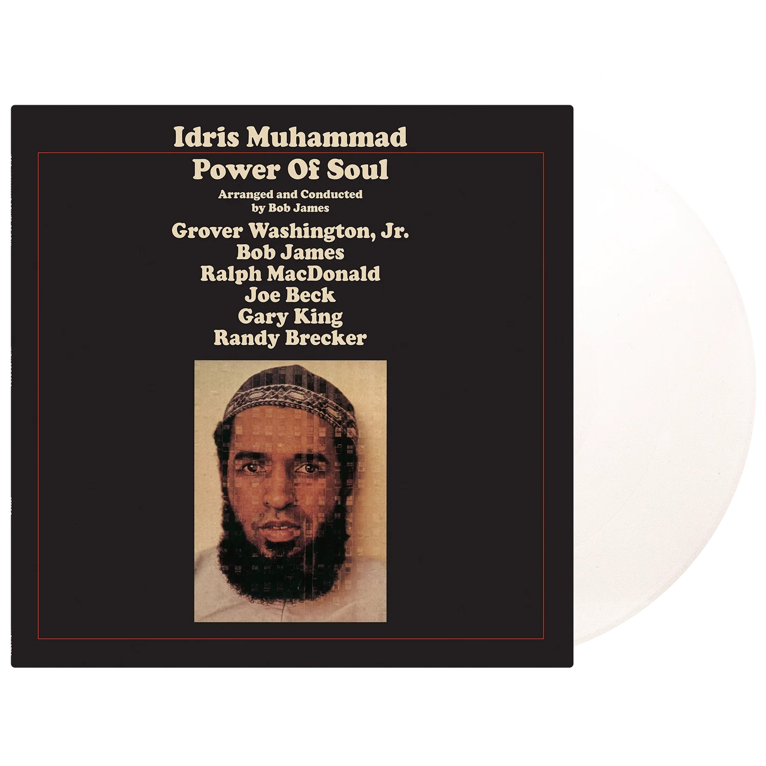 Idris Muhammad - Power of Soul jacket with white vinyl