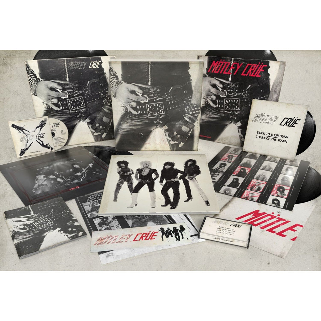 Motley Crue - Too Fast for Love (45th Anniversary Edition) - LP Box Set contents
