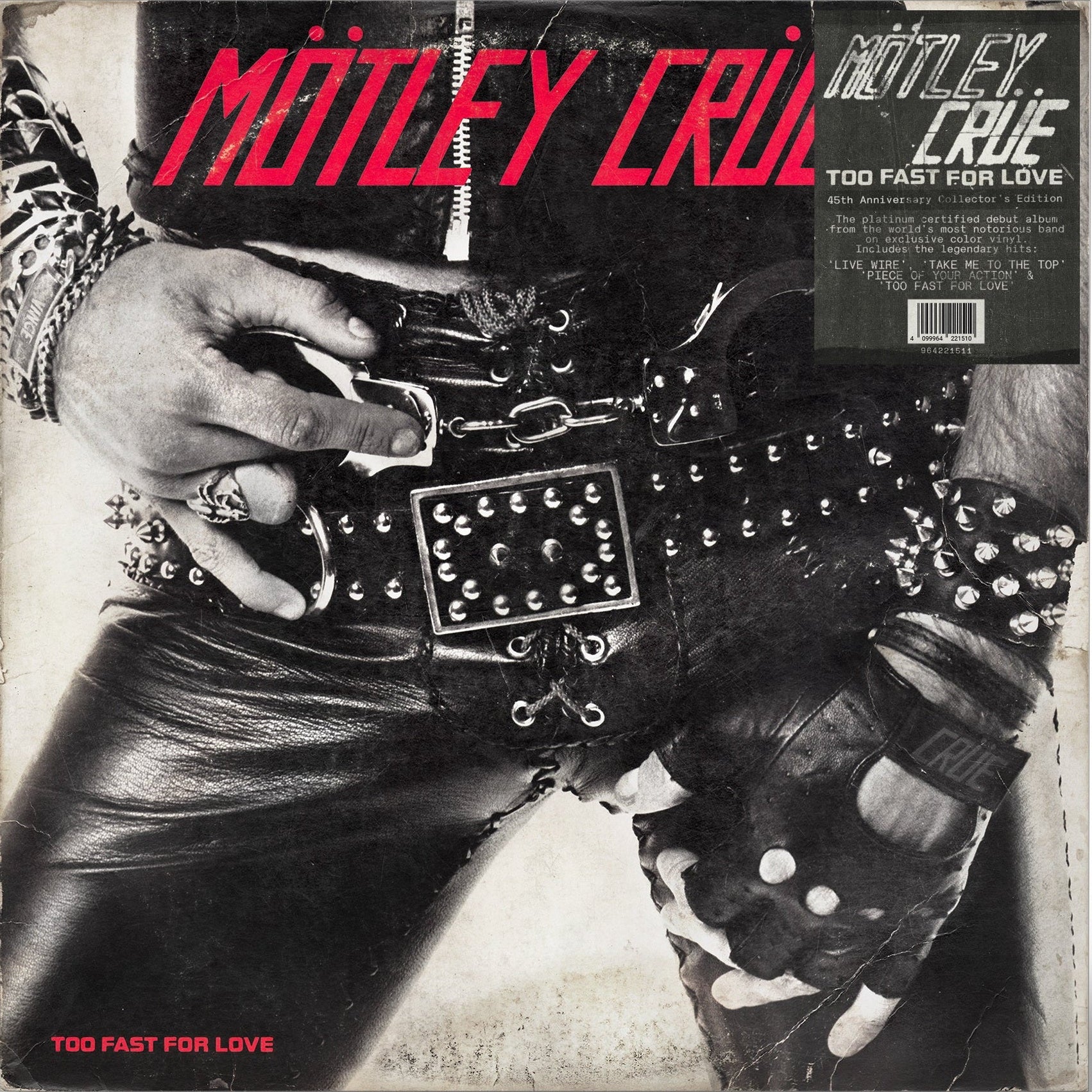Motley Crue - Too Fast for Love - Red/Black Smoke LP | The 'In' Groove