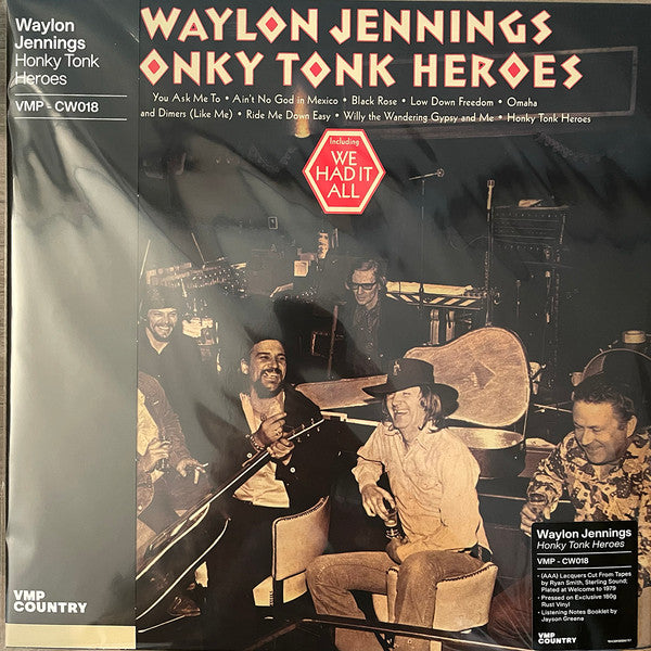 Waylon Jennings - Honky Tonk Heroes - Vinyl Me Please LP