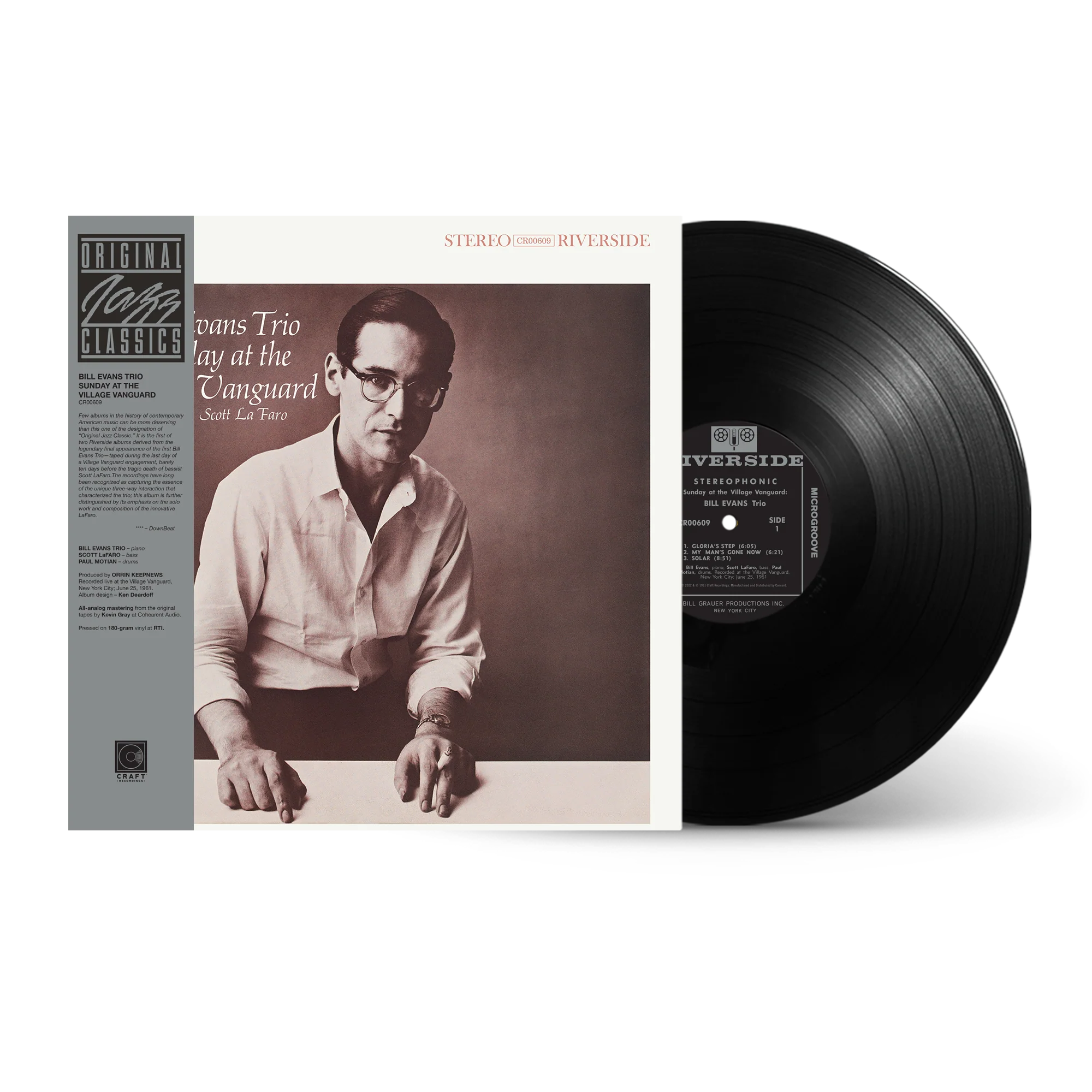 Bill Evans Trio - Sunday at the Village Vanguard - OJC LP – The Bill Evans Trio - Sunday at the Village Vanguard - OJC LP – The