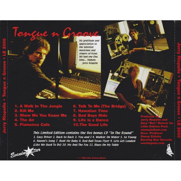 Jerry Riopelle - Tongue N Groove - CD