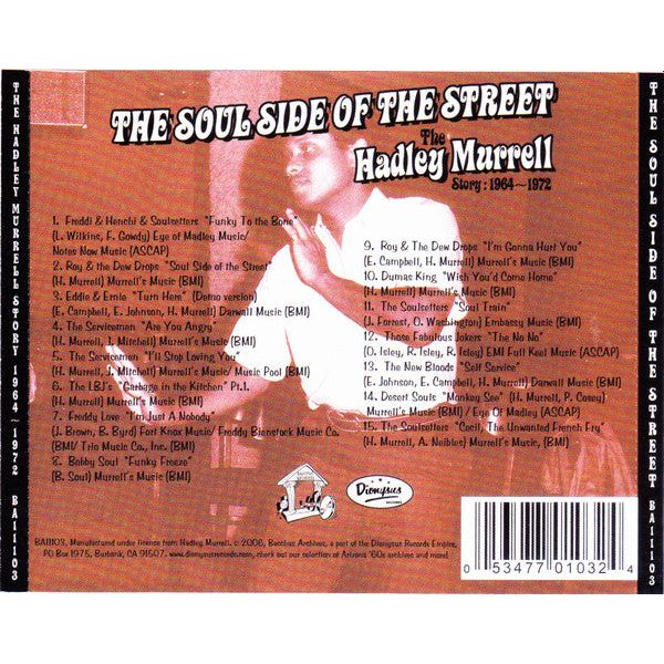 Various Artists - The Soul Side Of The Street (Hot Phoenix Soul Sides From The Vault Of Hadley Murrell) 1964-1972 - CD