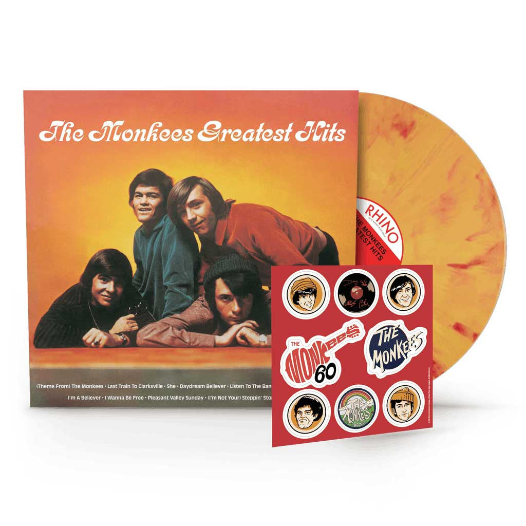 The Monkees - Greatest Hits - 50th Anniversary Yellow Flame Vinyl LP