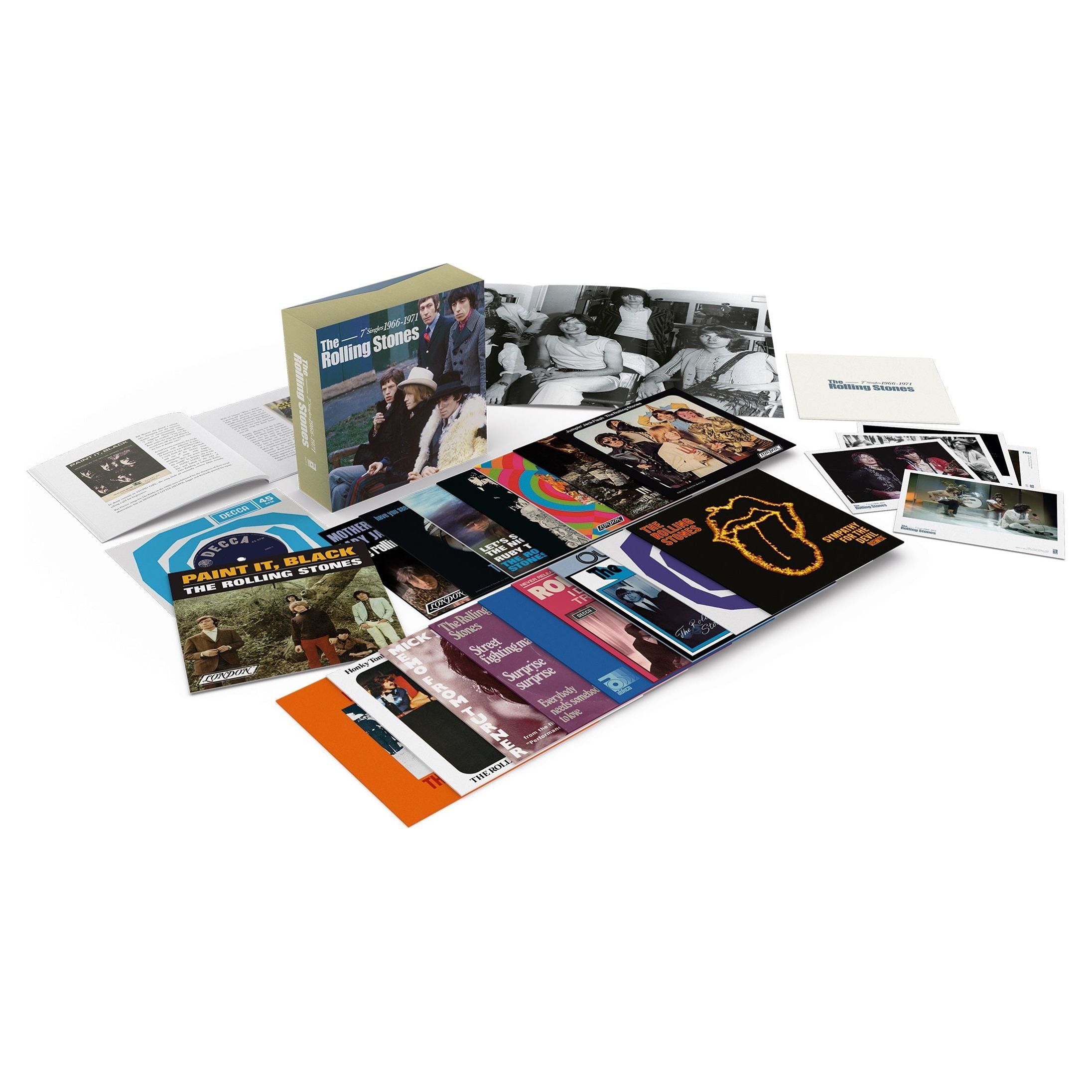 The Rolling Stones - Singles de 7 "1966-1971 - Caja de 18x 45 rpm de 7"