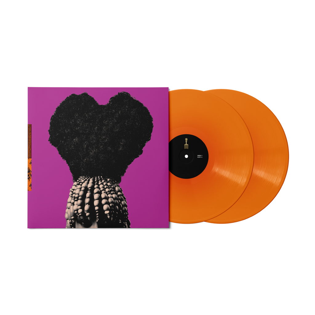 Rapsody - God Gotta Afro & Gold Hoops - jacket with orange vinyl packshot