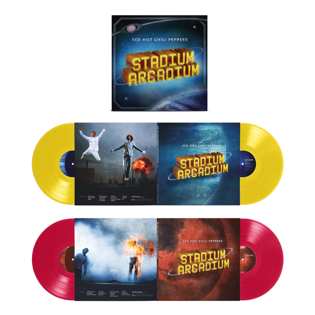 Stadium Arcadium 20th Anniversary Canary Yellow and Apple Red vinyl