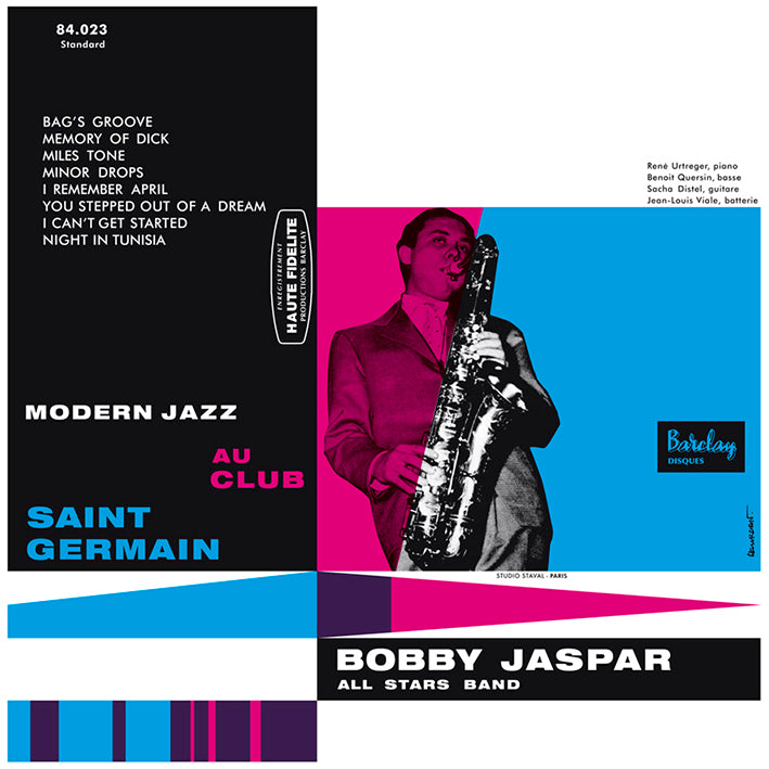 Bobby Jaspar - Modern Jazz au Club Saint-Germain - Sam LP