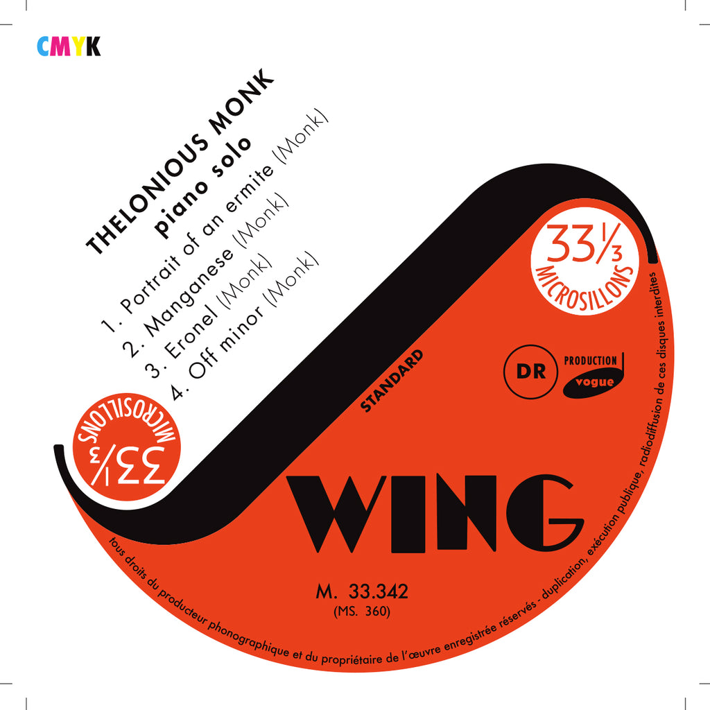 [Pre Order] Thelonious Monk - Piano Solo - Sam 10" LP *