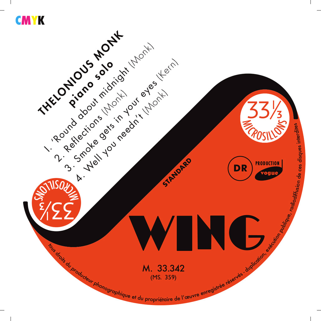 [Pre Order] Thelonious Monk - Piano Solo - Sam 10" LP *