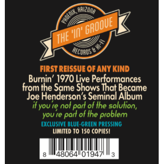 Joe Henderson & Woody Shaw - Jazz Patterns - The 'In' Groove Exclusive LP