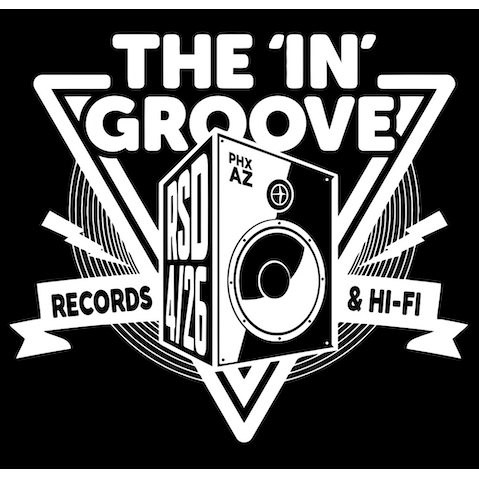 The 'In' Groove Record Store Black Record Store Day 2026 T-Shirt