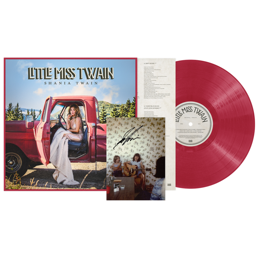 [Pre Order] Shania Twain - Little Miss Twain - Signed Rosie Red LP *