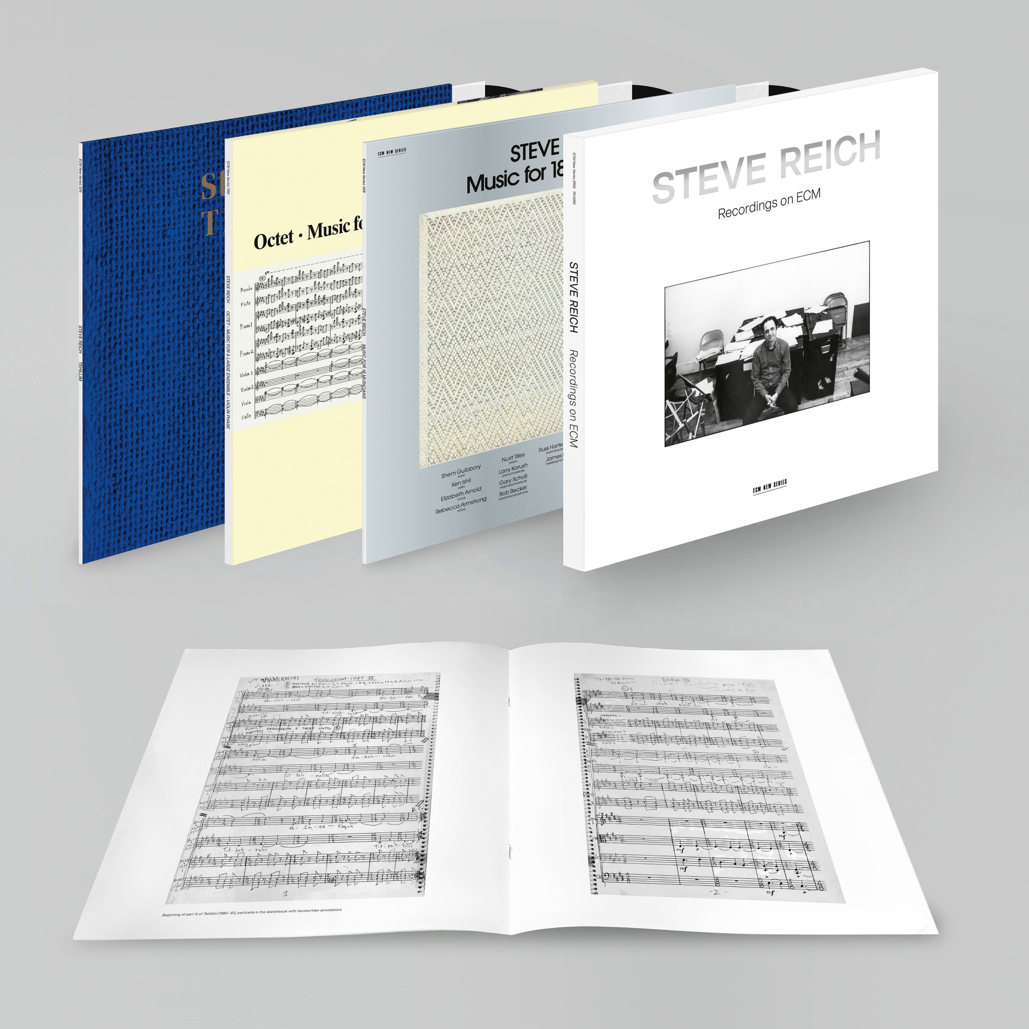 Steve Reich - Recordings on ECM album cover