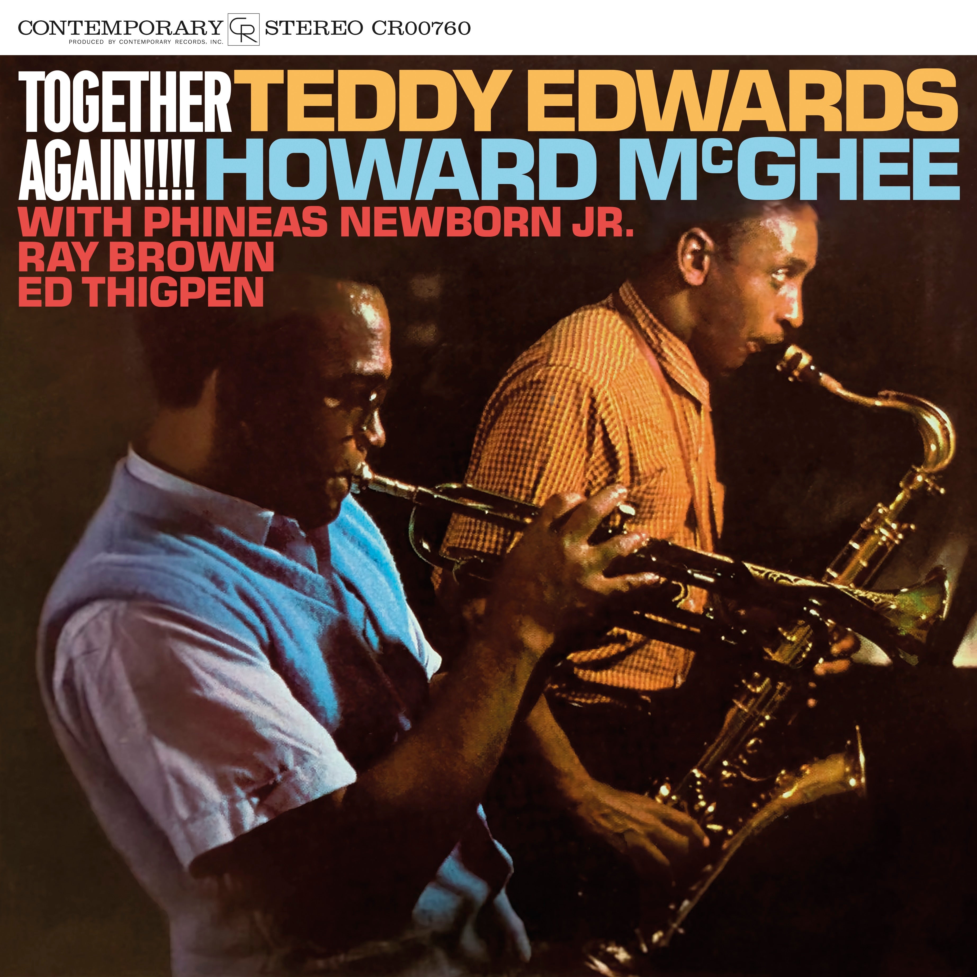 Teddy Edwards & Howard McGhee - Together Again!!!! - Contemporary LP