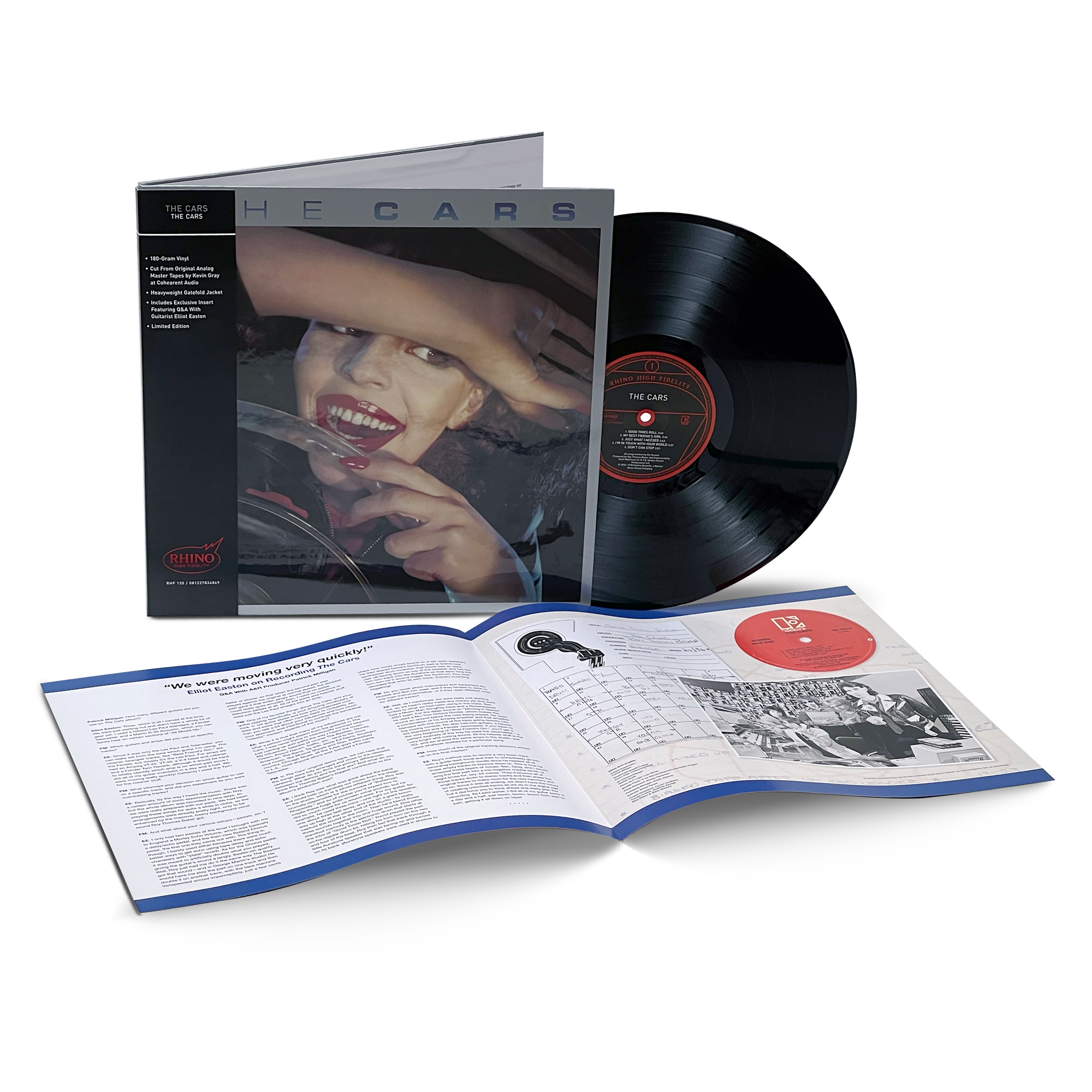 The Cars - The Cars - Rhino Hi-Fi LP