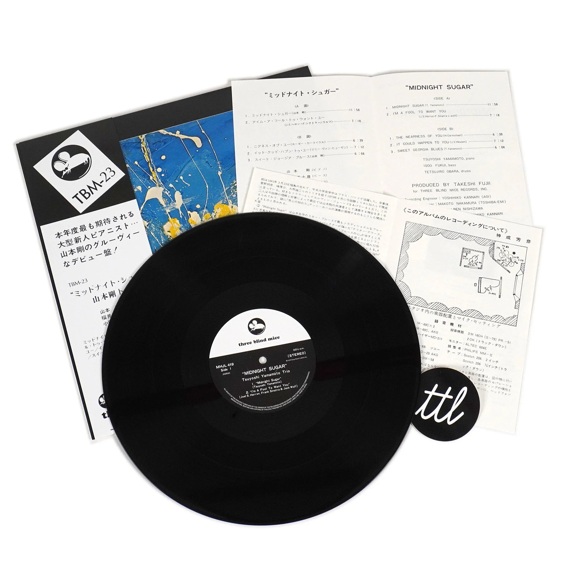 ★新品★TBM 西独盤/山本剛/Tsuyoshi Yamamoto/Live in Montreux/West Germany/three blind mice/TBM CD 5019 西独盤 ◇ 山本剛 ⁄ ブルース・フォー・ティー (CD) TBM CD 2541