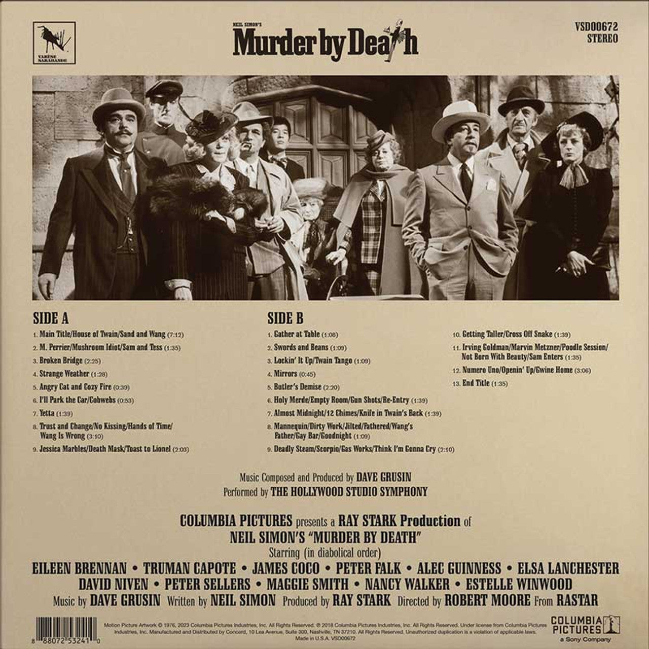 Murder by Death - Original Motion Picture Soundtrack - LP