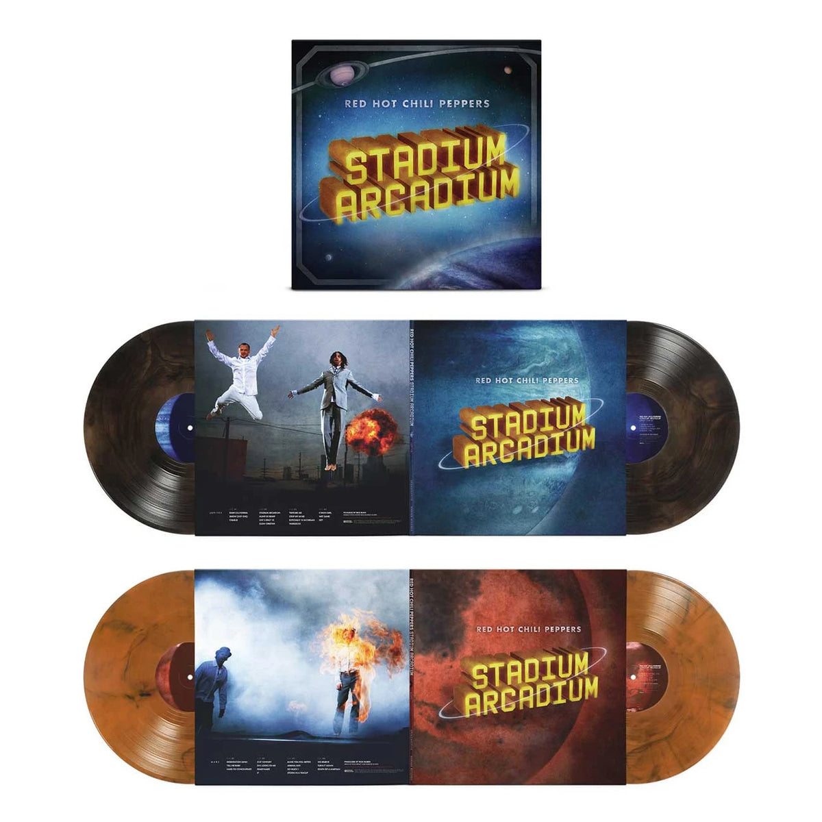 Red Hot Chili Peppers - Stadium Arcadium (20th Anniversary) - Brown Smoke & Orange Smoke LP Set