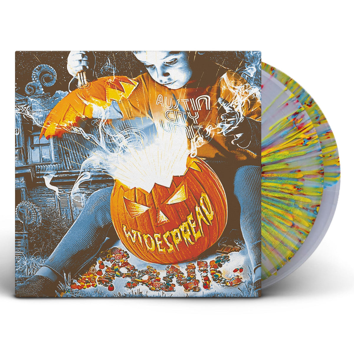 Widespread Panic - Live From Austin, TX (Redux) indie exclusive rainbow splatter vinyl packshot