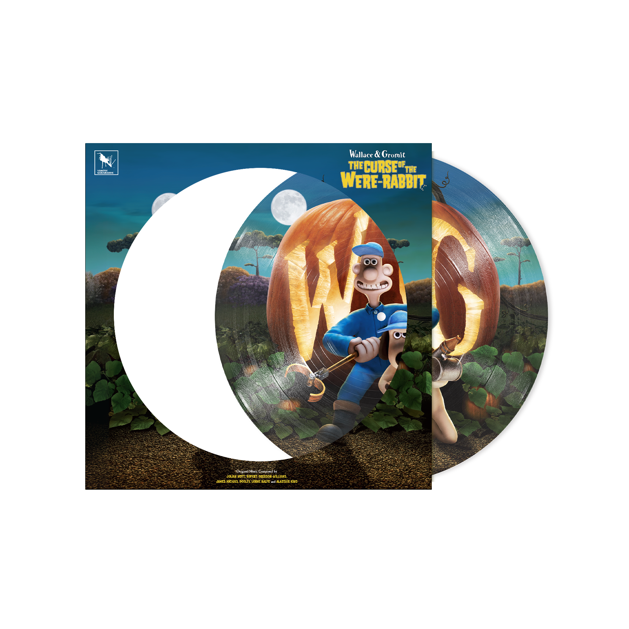 Julian Nott - Wallace & Gromit: The Curse of the Were-Rabbit jacket with picture disc