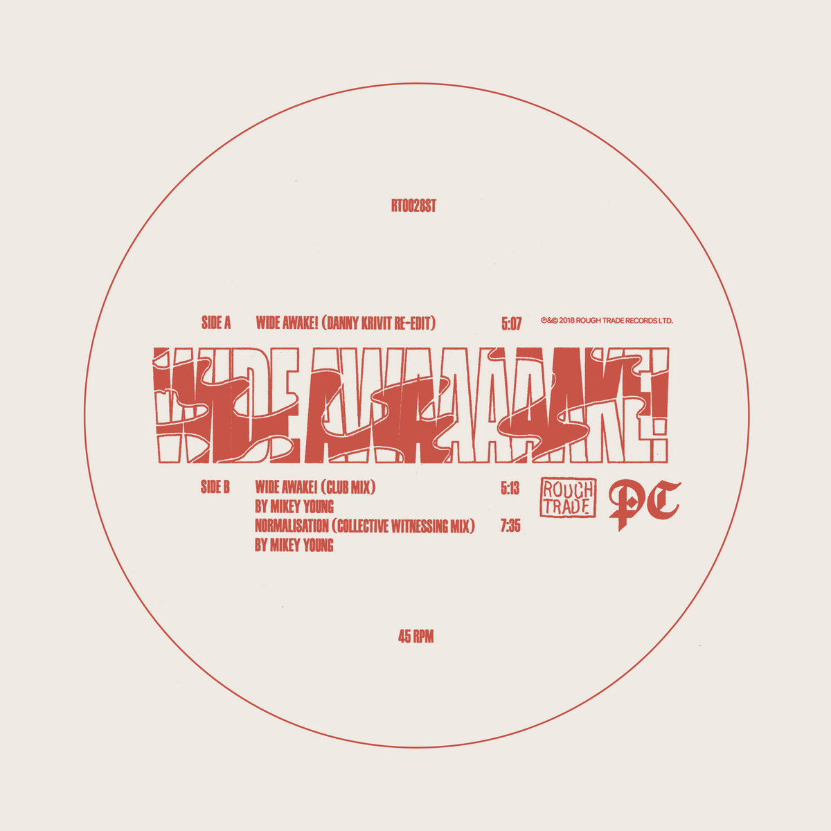 Parquet Courts - Wide Awake Remixes album cover