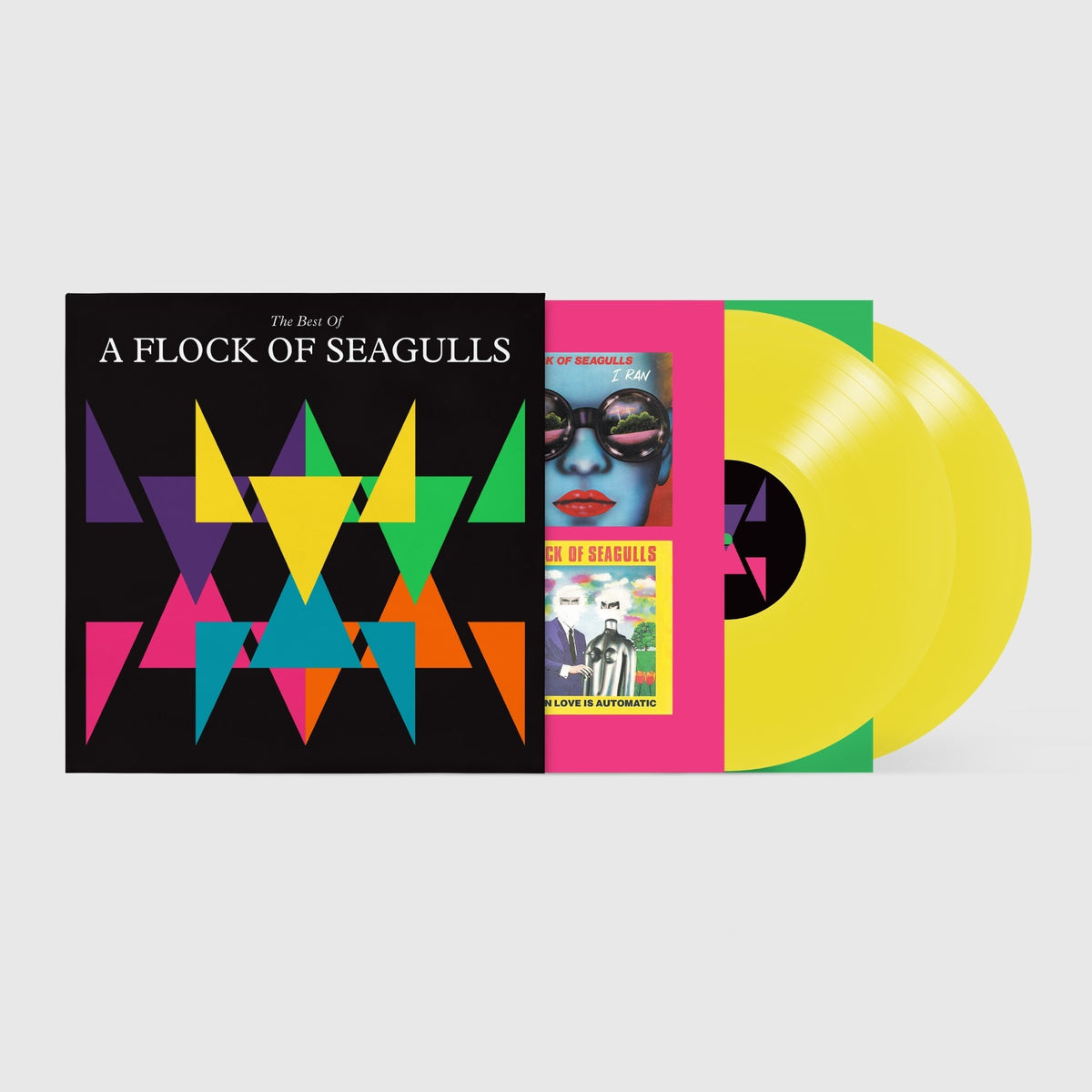 A Flock of Seagulls - The Best of A Flock of Seagulls - Yuzu Yellow LP packshot