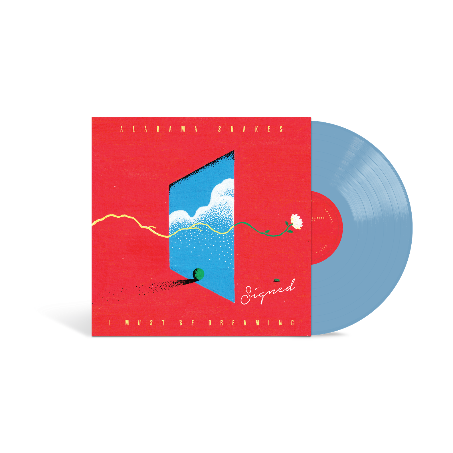 Alabama Shakes - I Must Be Dreaming signed Sky Blue vinyl packshot