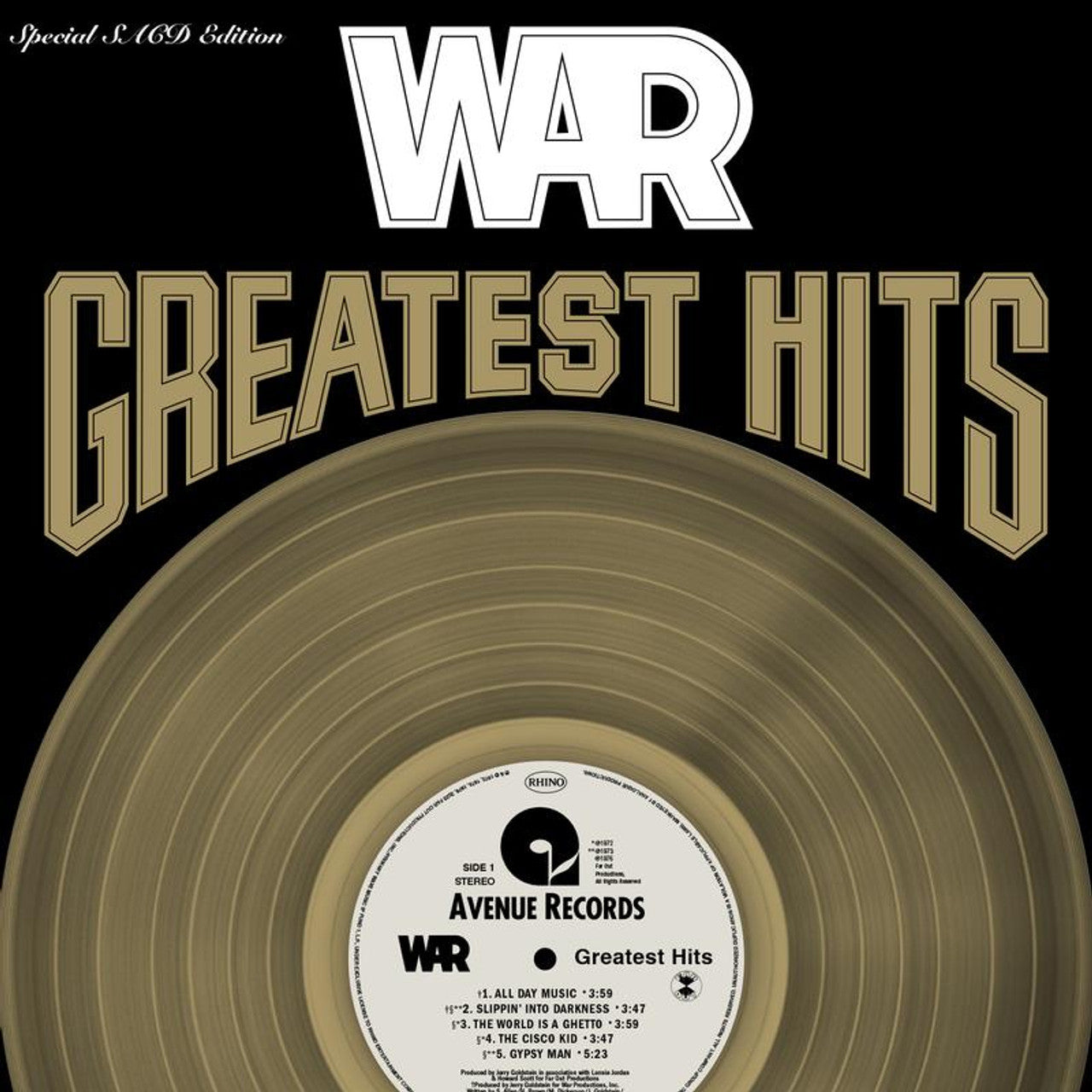 [Pre Order] War - Greatest Hits - Analogue Productions SACD *