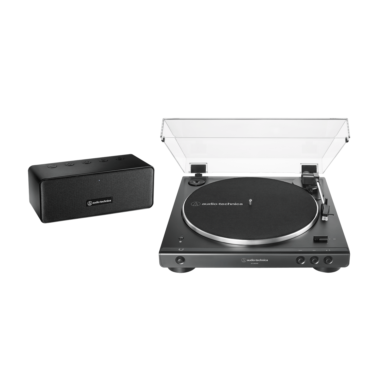 Audio Technica - AT-LP60XSPBT Sistema de altavoces y tocadiscos inalámbricos automáticos 